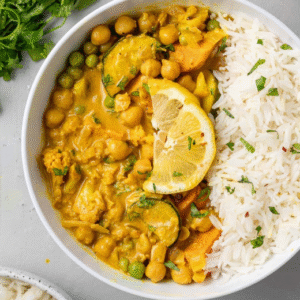 Veg Curry with Rice (S)